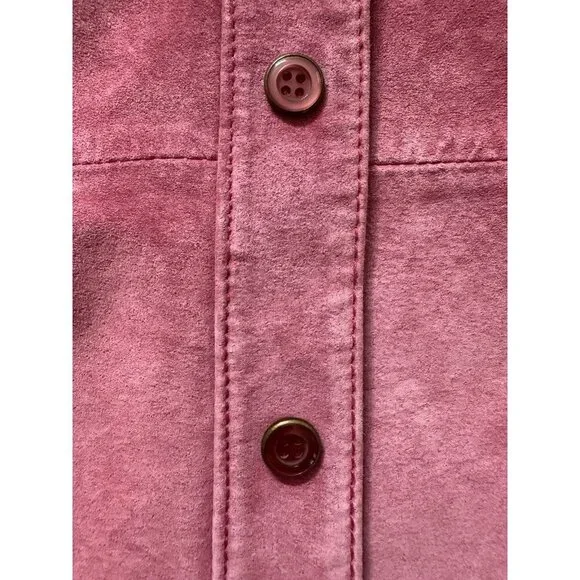 Bernardo Genuine Leather Jacket Womens 10p Hot Pink Motorcycle Bomber Minecraft